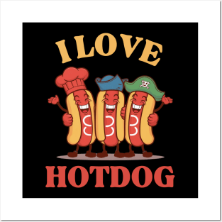 HOT DOG LOVER Posters and Art